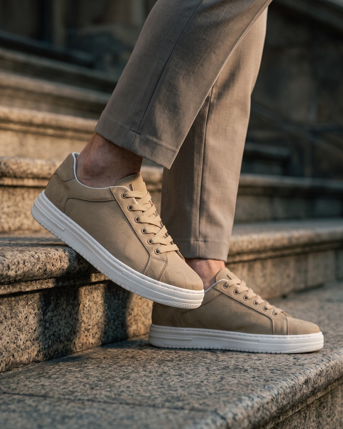 Michele Embossed Sneakers